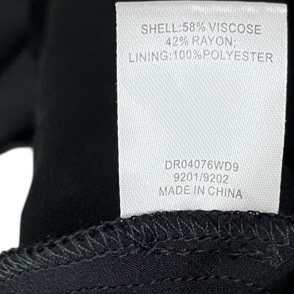 Meshki Clementine Dress Women’s Size Large Black Satin One Shoulder Cutout Maxi - Picture 8 of 9